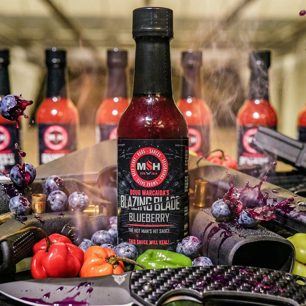 Doug Marcaida's Blazing Blade Blueberry Hot Sauce