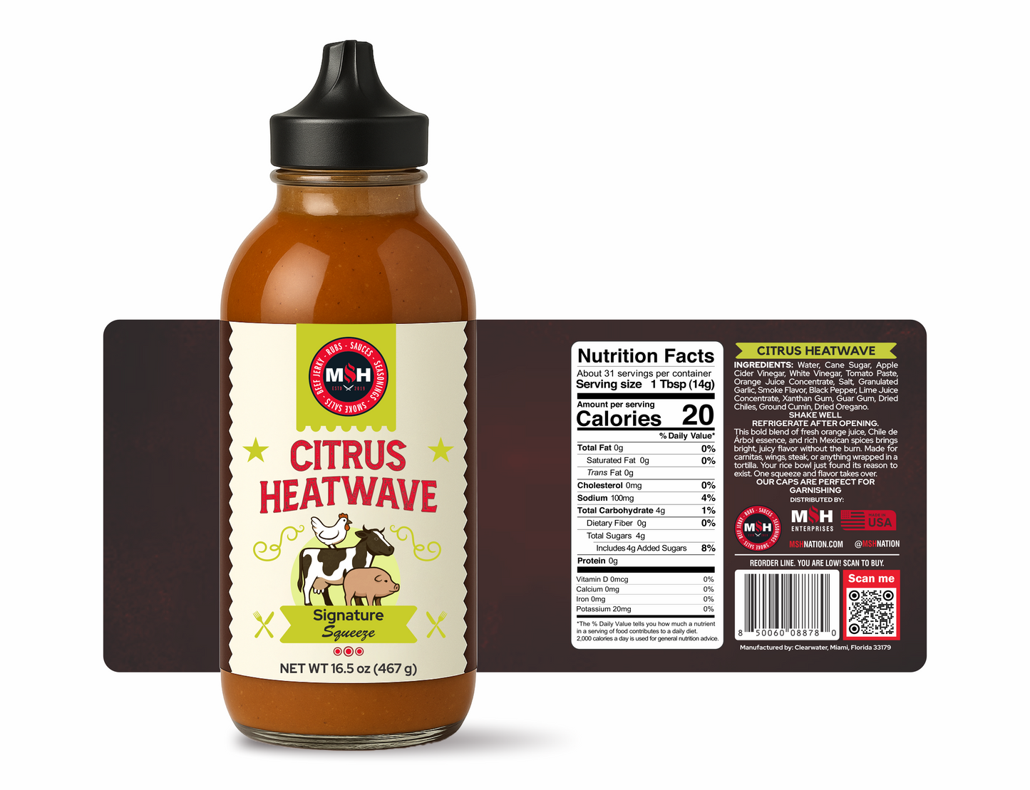 Citrus Heatwave Pitmaster Squeeze