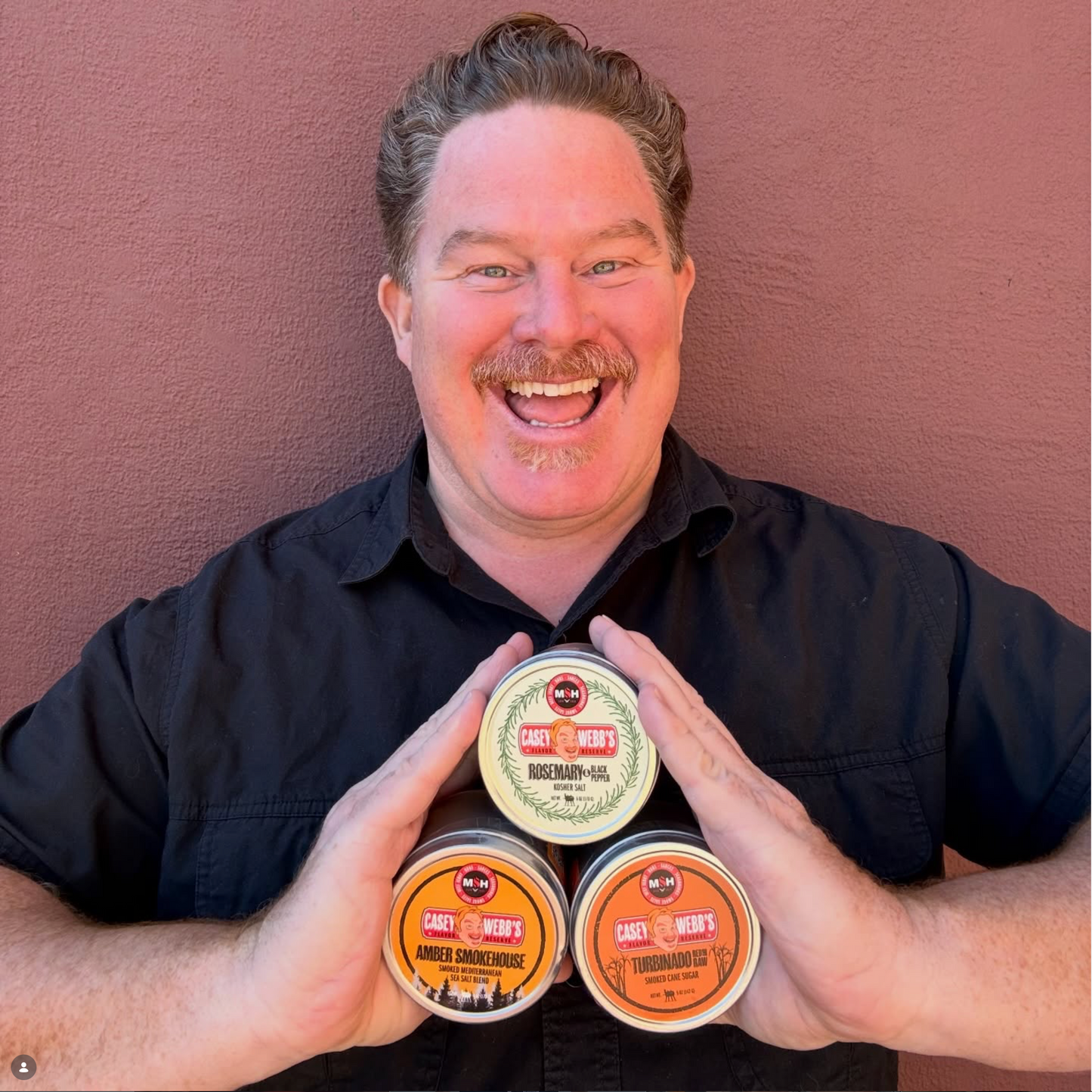MAN VS FOOD Casey Webb's Rosemary & Black Pepper Kosher Salt