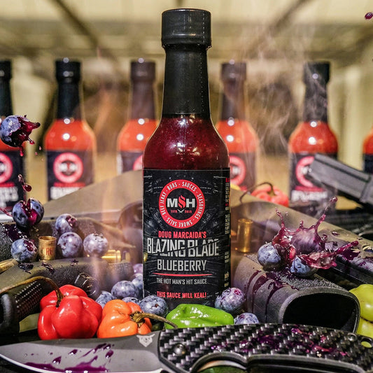 Doug Marcaida's Blazing Blade Blueberry Hot Sauce
