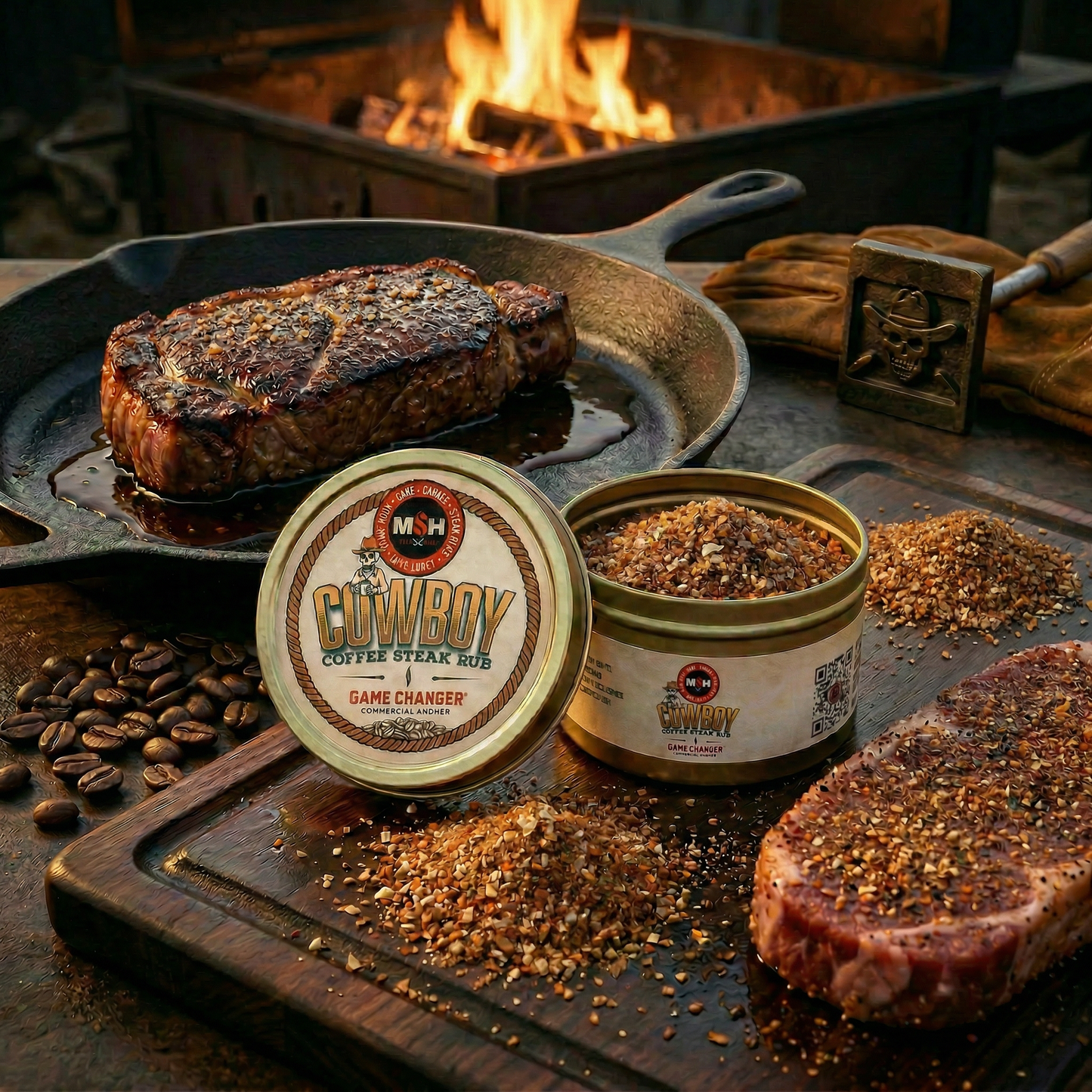 Cowboy Coffee Steak Rub