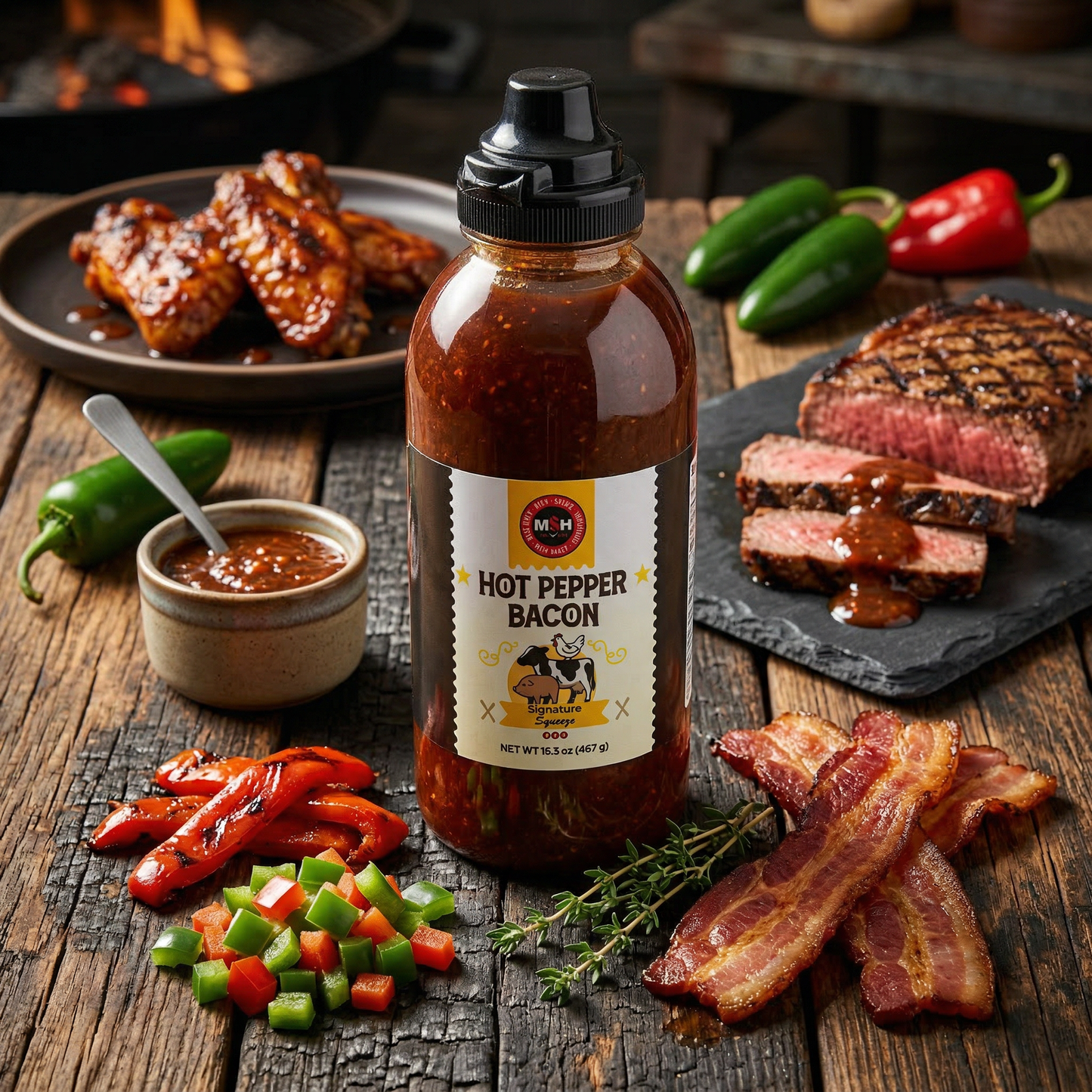 Hot Pepper Bacon Signature Squeeze