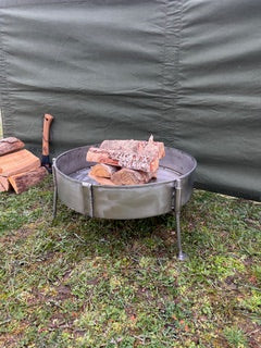 50 Fire Pit & BBQ – Stainless Steel