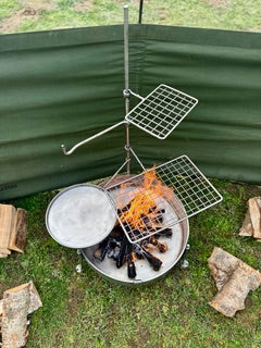 50 Fire Pit & BBQ – Stainless Steel