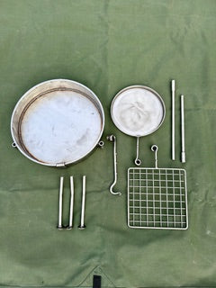 35 Fire Pit & BBQ – Stainless Steel