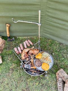 35 Fire Pit & BBQ – Stainless Steel