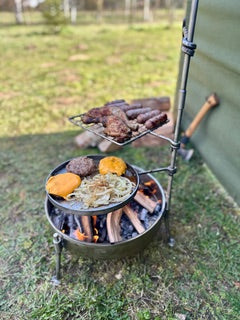 35 Fire Pit & BBQ – Stainless Steel