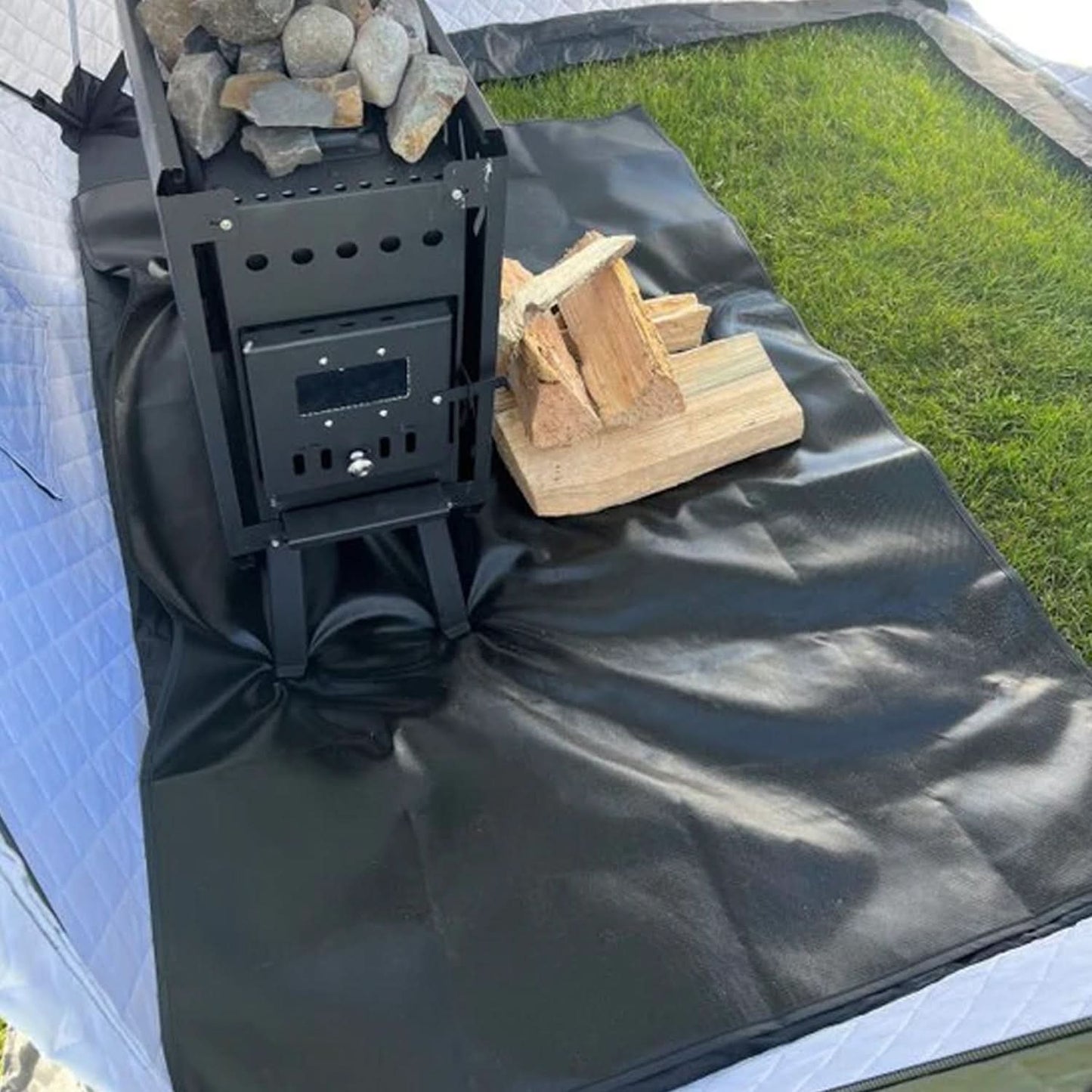 North Shore Sauna Tent Sauna Stove - Portable & Efficient - Lightweight & Compact - 200+ Degrees