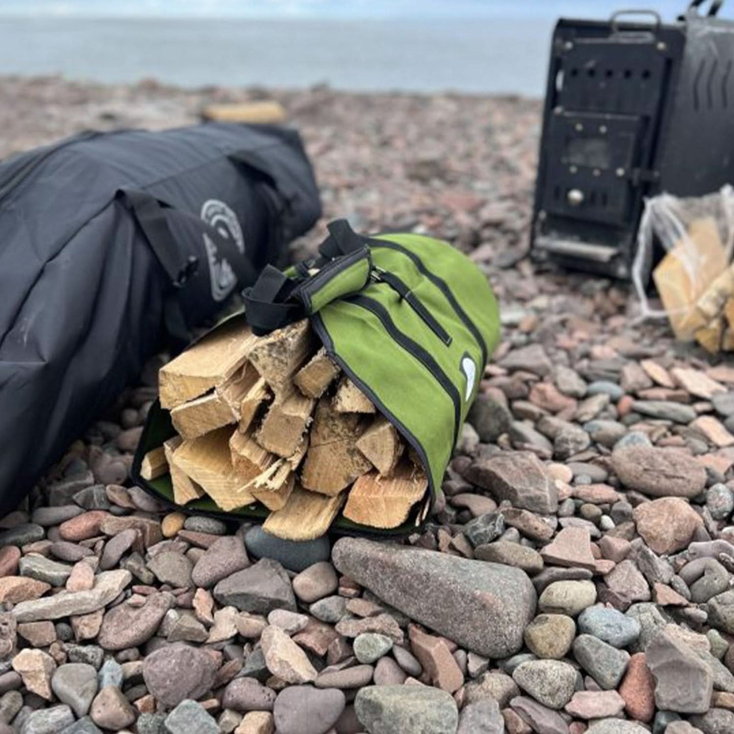 North Shore Sauna Firewood Carrying Bag