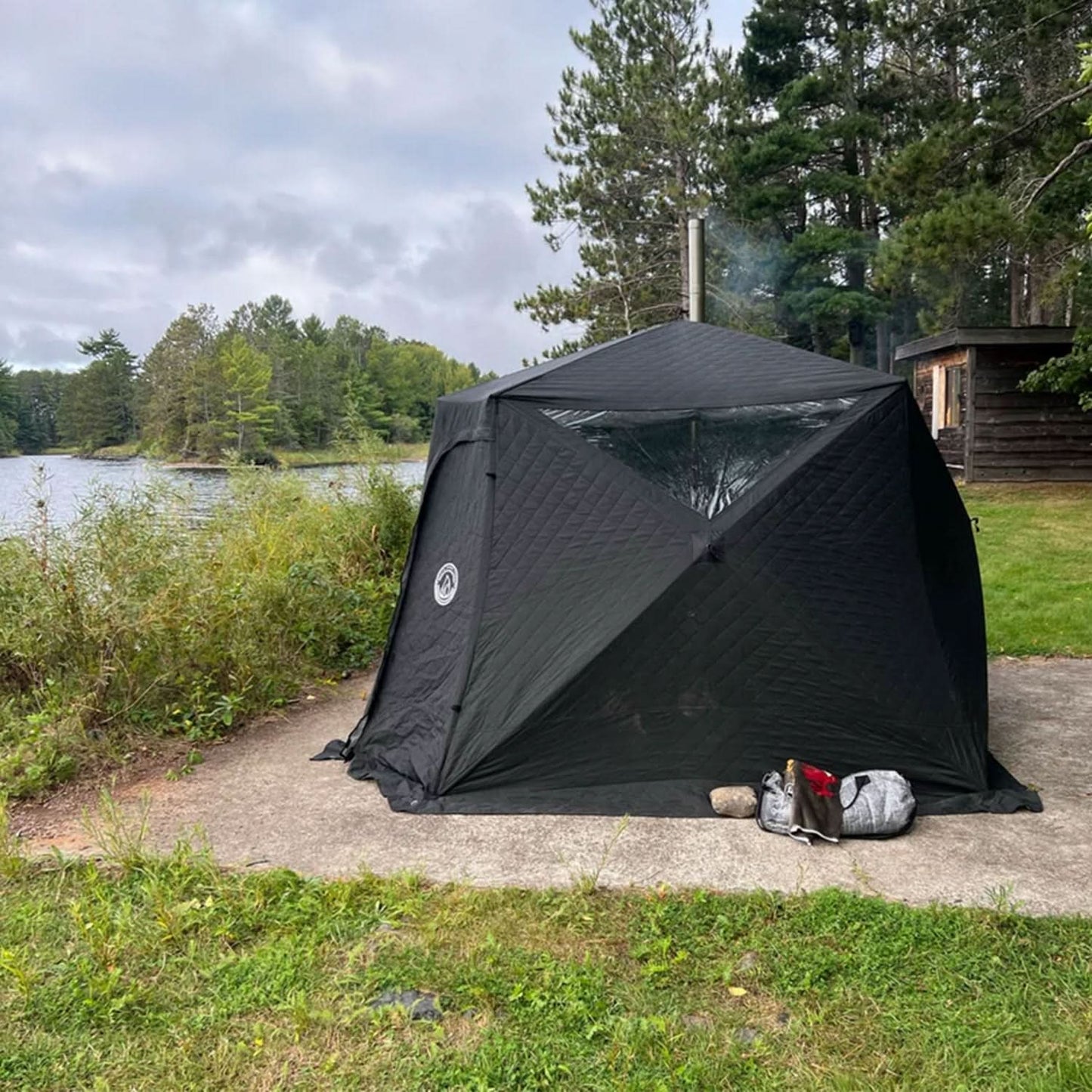 North Shore Sauna Portable Sauna Tent - Nova 6 Tent - 6 Person - Pro Package