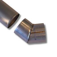 Thumbnail for North Shore Sauna Angled Stove Chimney Pipe - 45 Degree Angle