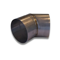 Thumbnail for North Shore Sauna Angled Stove Chimney Pipe - 45 Degree Angle