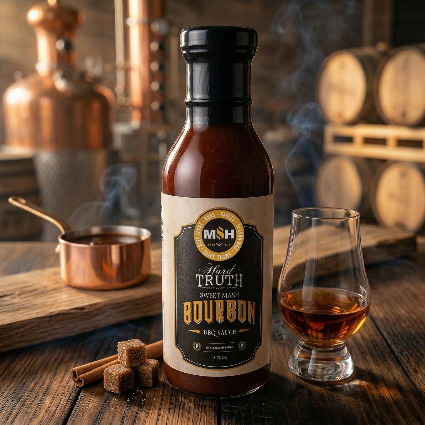 Hard Truth Sweet Mash Bourbon BBQ Sauce